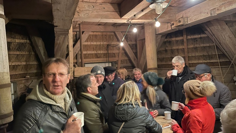 Neujahrspunsch an der Mühle
