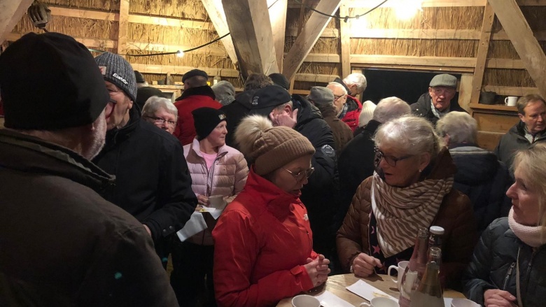Neujahrspunsch an der Mühle